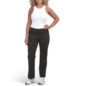 JUICY COUTURE Anthracite Printed Logo Flared Yoga Pants